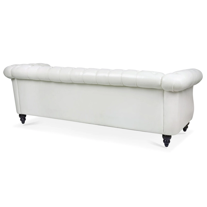 84 Chesterfield Rolled Arm 3 Seater Sofa