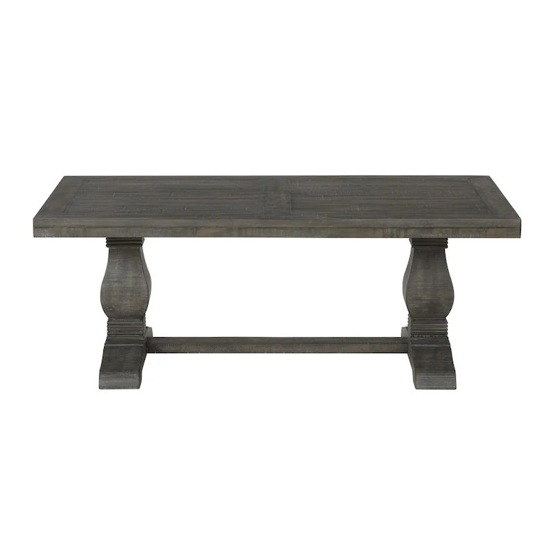 50 Solid Wood Pedestal Coffee Table