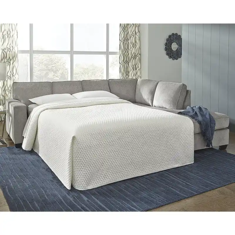 2-Piece Sleeper Sectional Sofa with Chaise - 110W x 90D x 37H