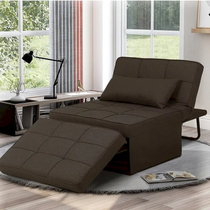 4-1 Adjustable Sleeper Sofa Chair with Ottoman, Sofa Bed ,Couch Bed