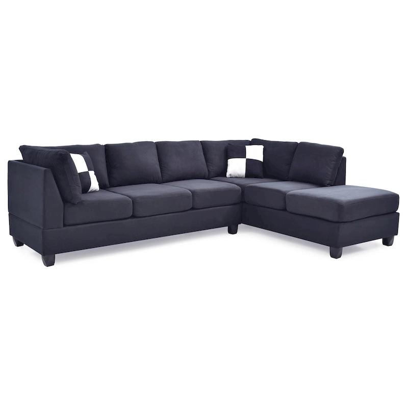 Gallant Microsuede Sectional Sofa