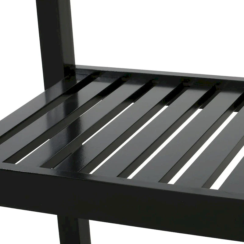 Compact Wooden Kitchen Cart with Wheels Shelves and Drawer