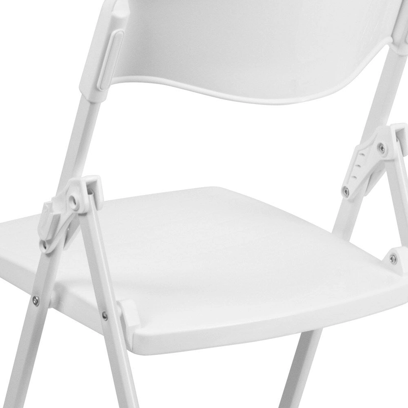 2 Pack 500 lb. Capacity Heavy Duty Plastic Folding Chair