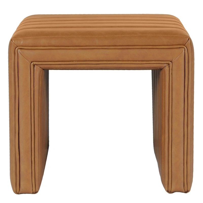 HomePop Modern Channel Ottoman