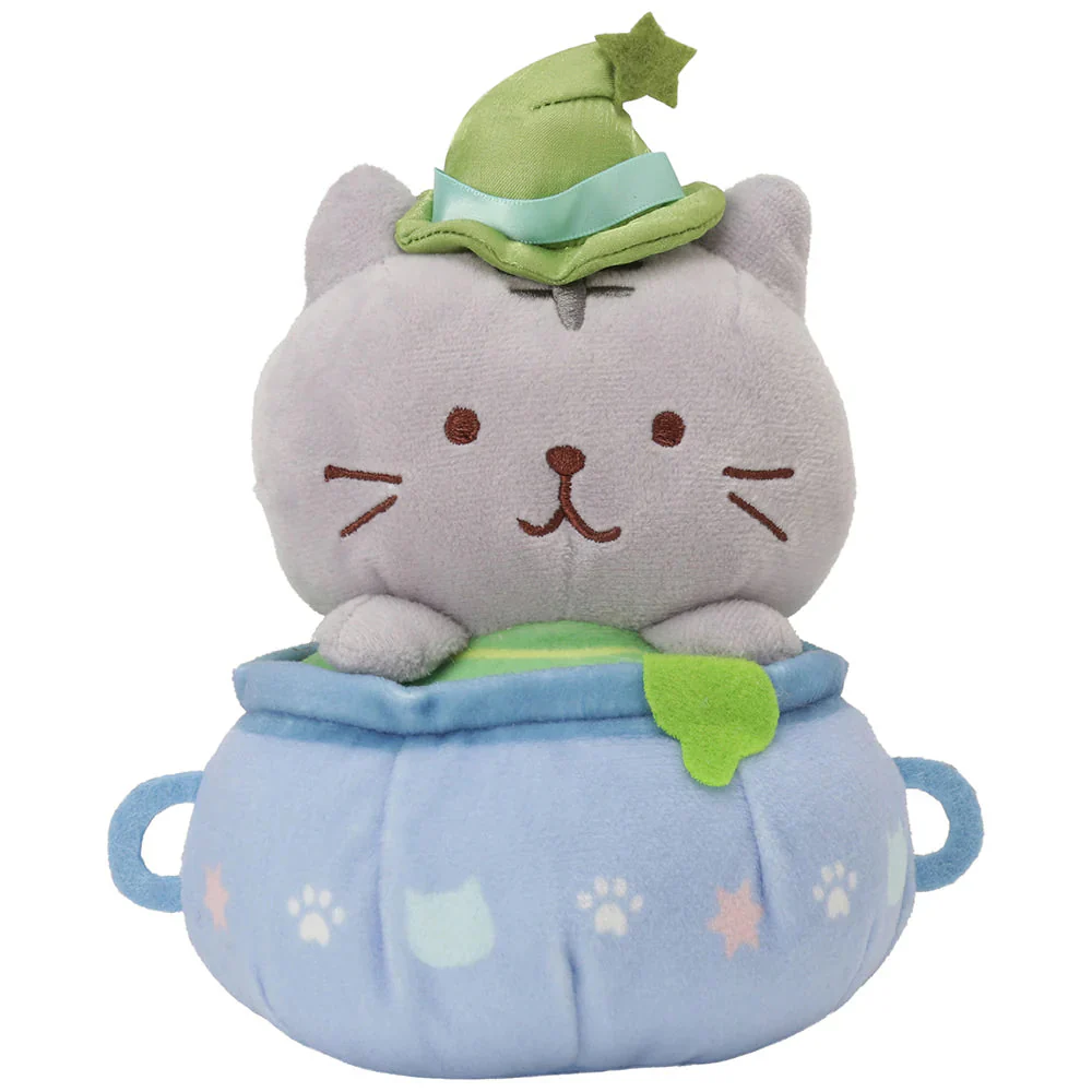 Hapins Halloween Kitten Plush Chartreuse Cat