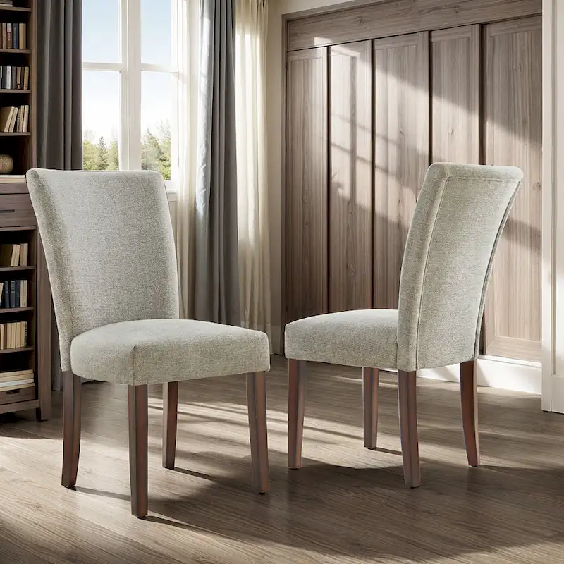 Upholstered Parson Dining Chairs (Set of 2)