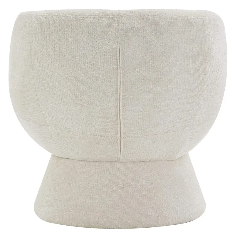 Set of1 Boucle Upholstered Modern Style Swivel Accent Chair