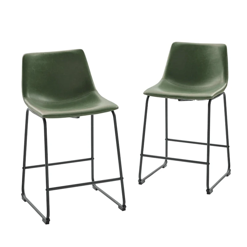 26-inch Faux Leather Counter Stool