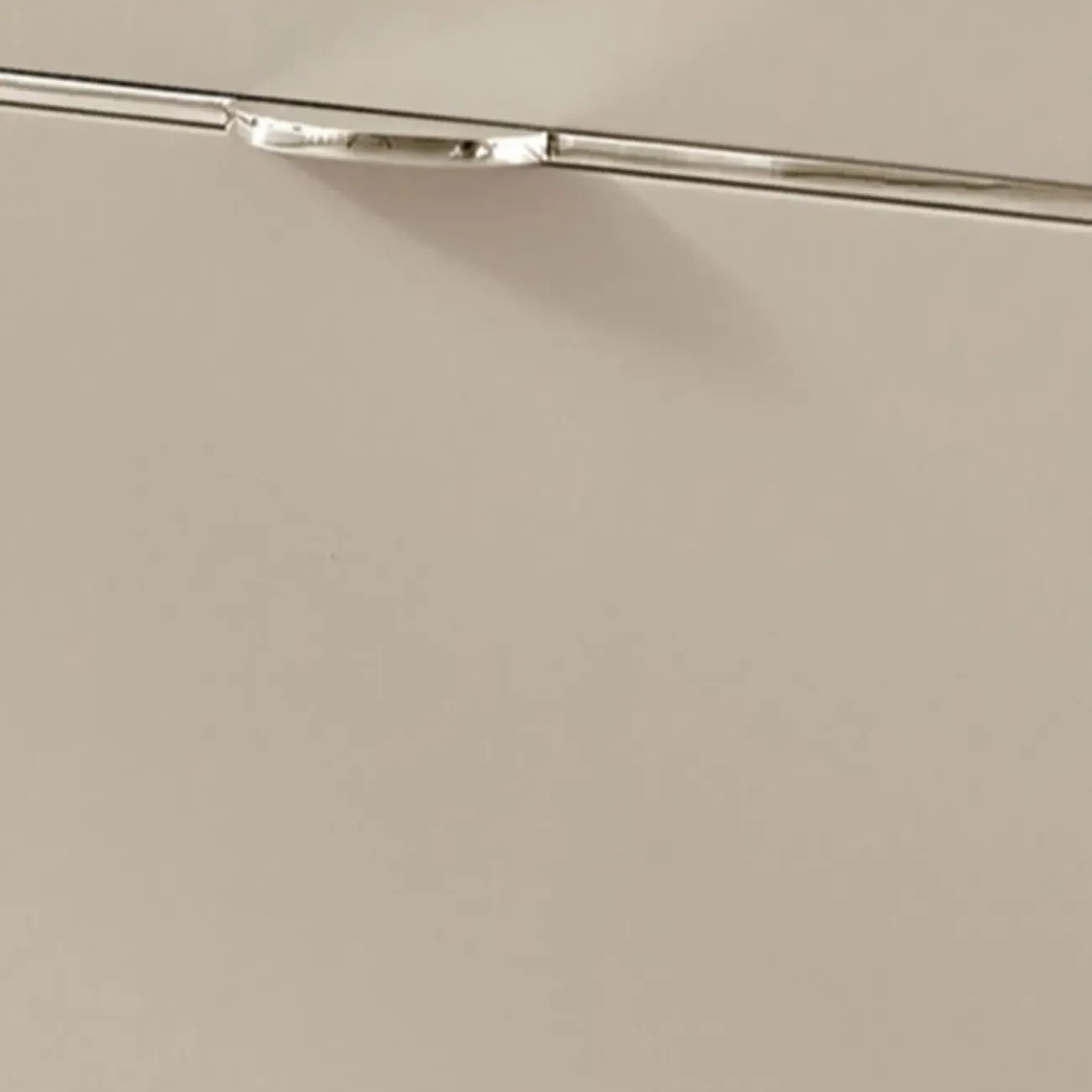 White Stone Top 2-Drawer Wood Square Nightstand