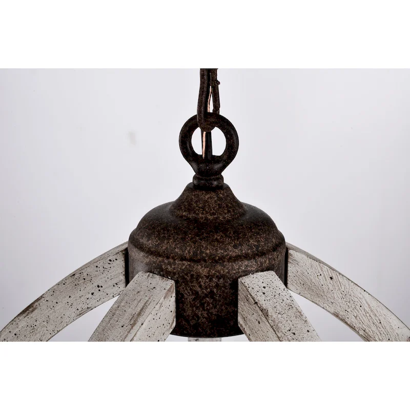 Nelly 19 Inch Farmhouse Rustic Water drop Pendant 5-Light