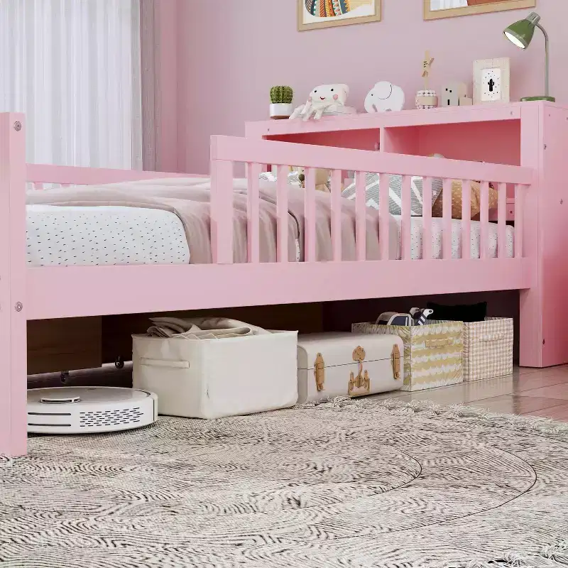 Twin Size Bed Frame with Headboard
