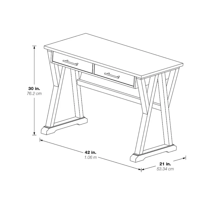 Jericho Rustic Writing Desk
