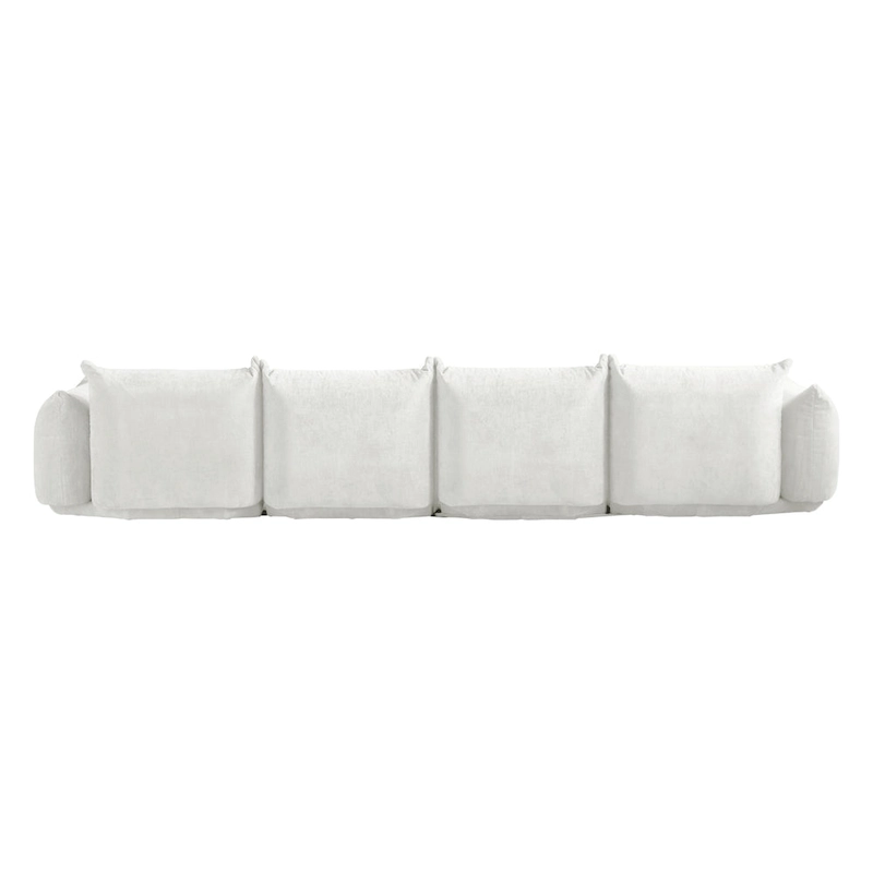 Modular Upholstered Sectional Sofas Chenille Fabric Lounge Counches