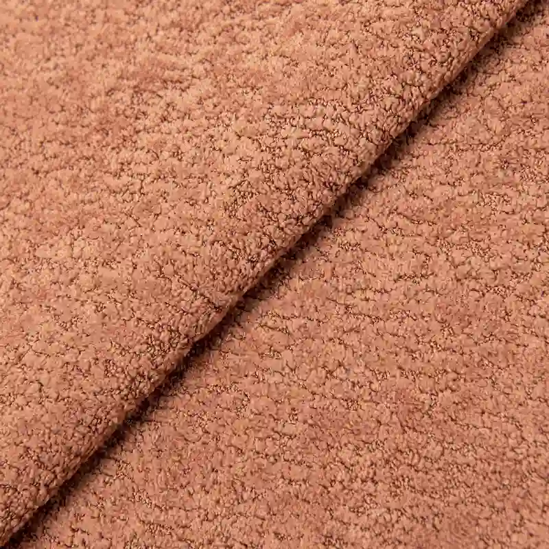 Fuji 15 Faux Sherpa Mushroom Footstool Ottoman