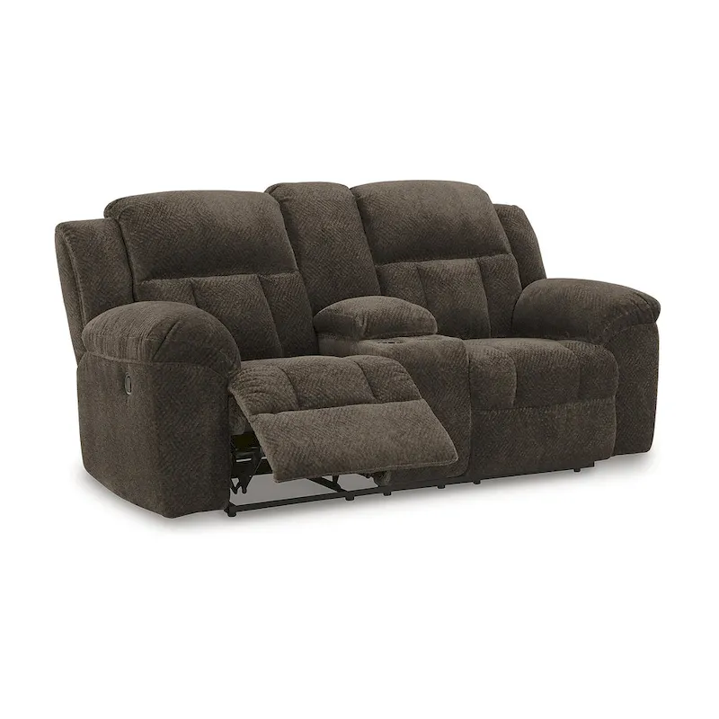 Signature Design by Ashley Frohn Double Reclining Loveseat with Console - 80W x 40D x 42H
