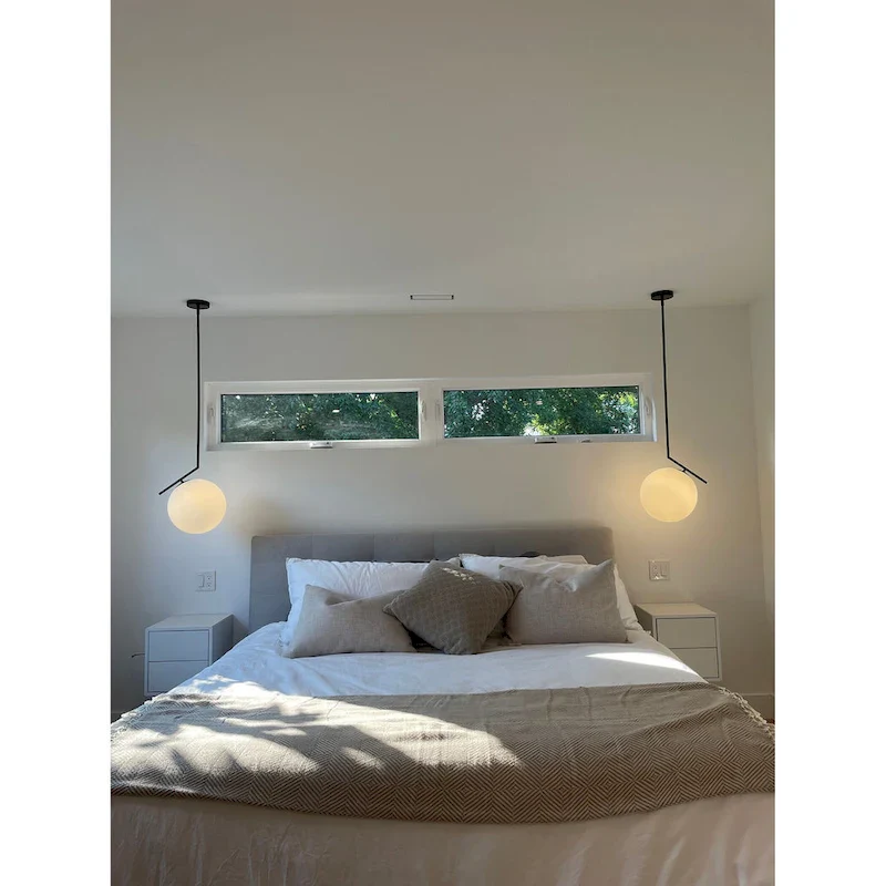 1LT Pendant, MB finish w/ Opal Glass