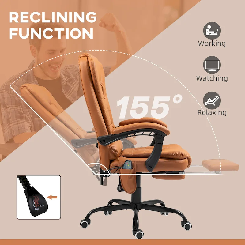 Massage Office Chair High Back Executive Recliner
