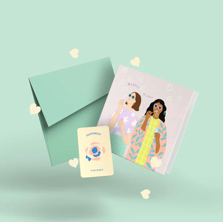 Papernest Bubbly Wishes Card