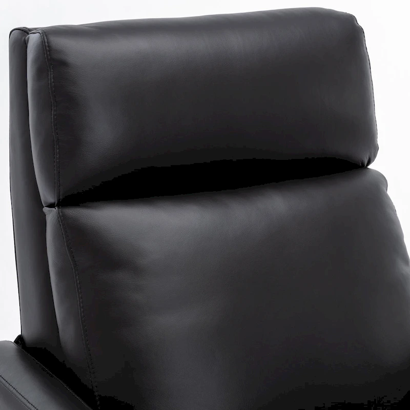 Roland Top Grain Leather Push Back Recliner by Greyson Living