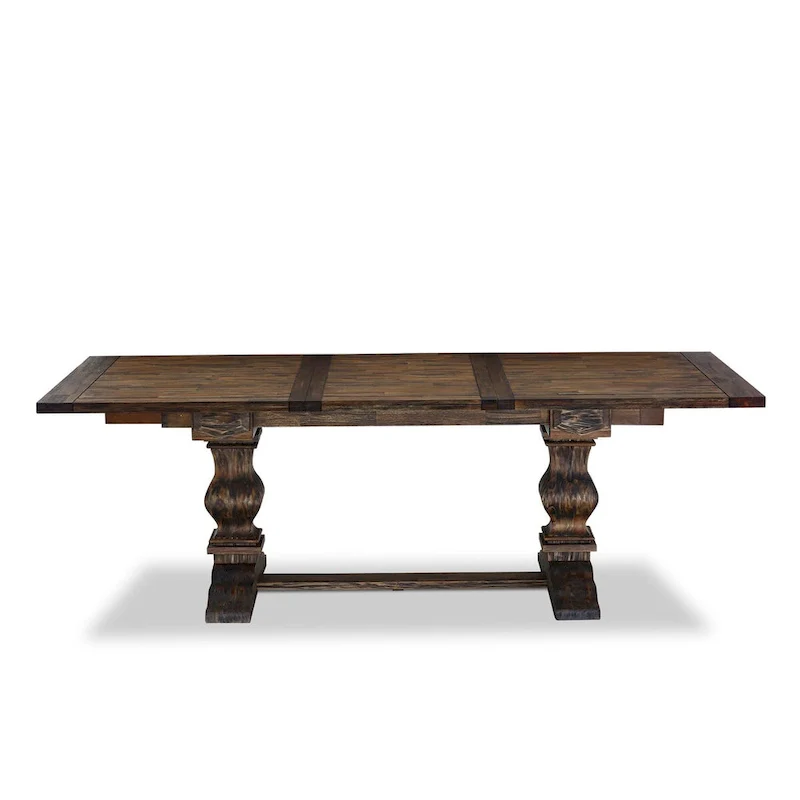 East West Furniture Dining Set Consists of a Rectangle Wooden Table and Upholstered Chairs, Jacobean (Pieces Options)
