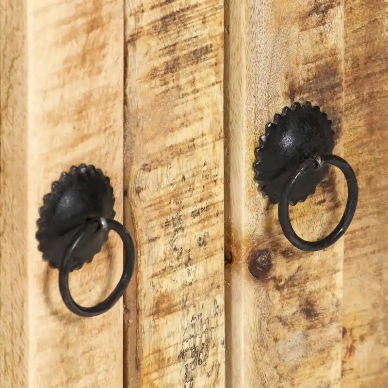 vidaXL Sideboard 67.7x13.8x31.5 Solid Mango Wood