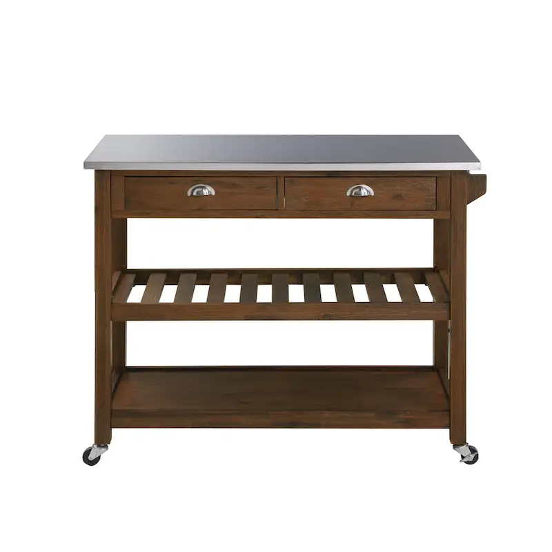 Firebranch Wire-brush Kitchen Cart