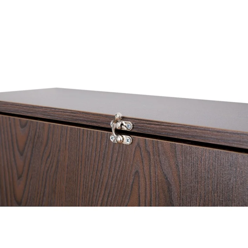 Wall Mount Laptop Fold-out Desk with Shelves