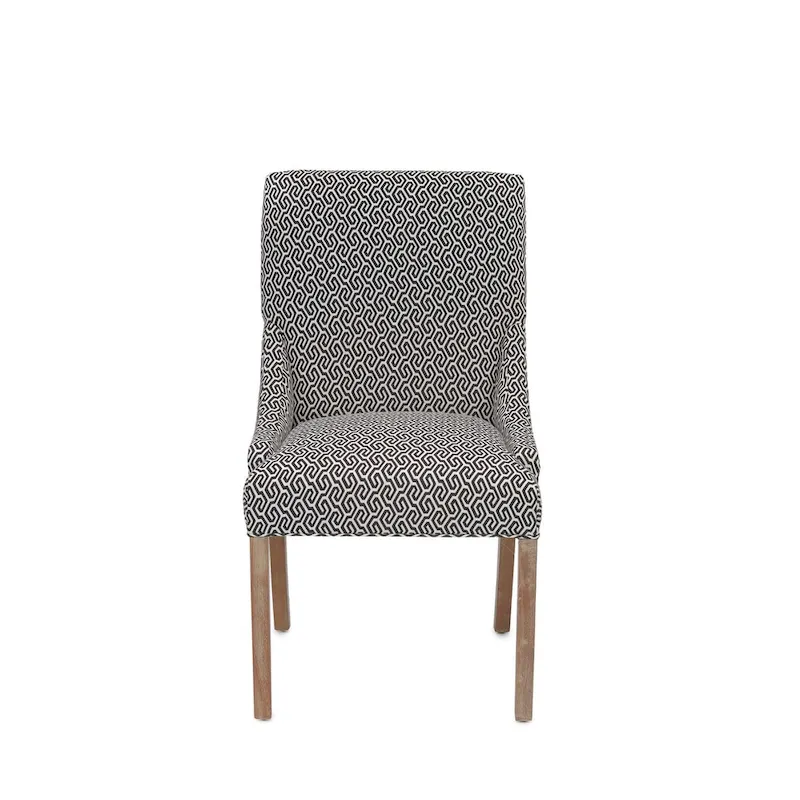 Marie Transitional Slope Arm Dining Room Chair