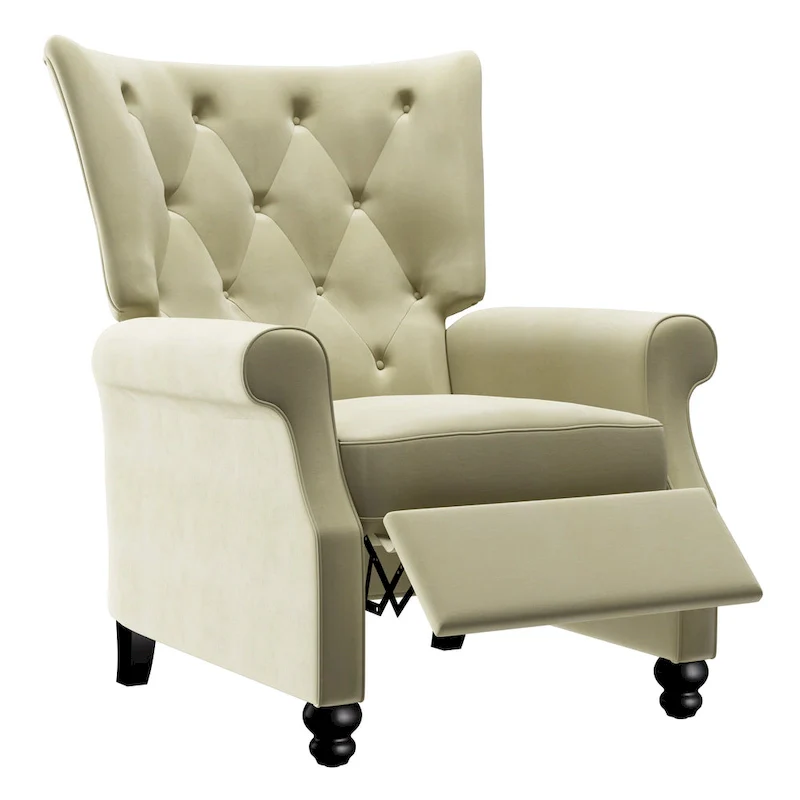 Plush Pushback Recliner Chairs (Set of 2)