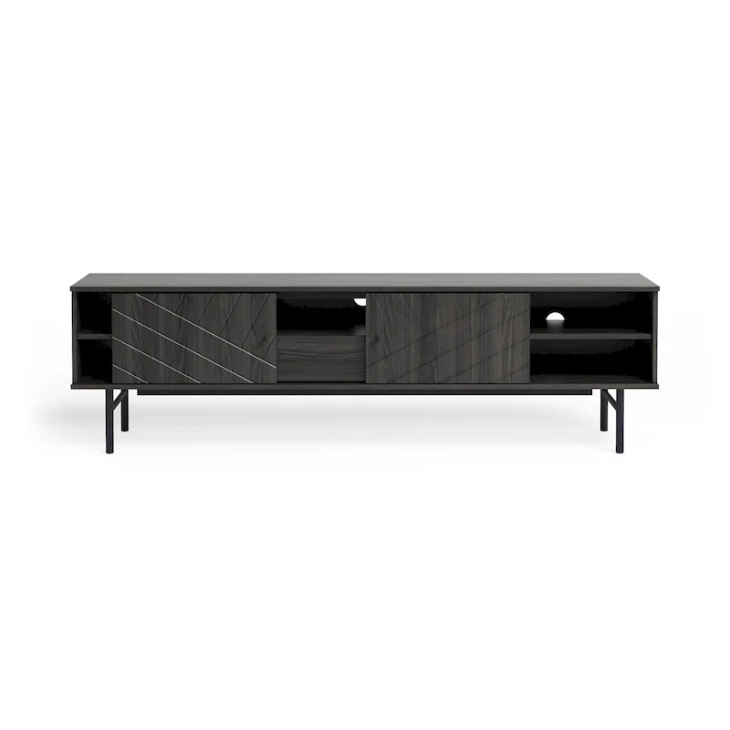 70.6 Media Console Oak Effect TV Stand