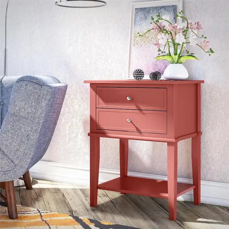 Avenue Greene Bantum Accent Table with 2 Drawers