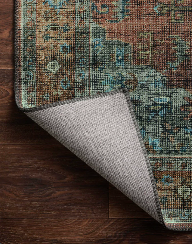 Skye Terracotta/Sky Rug