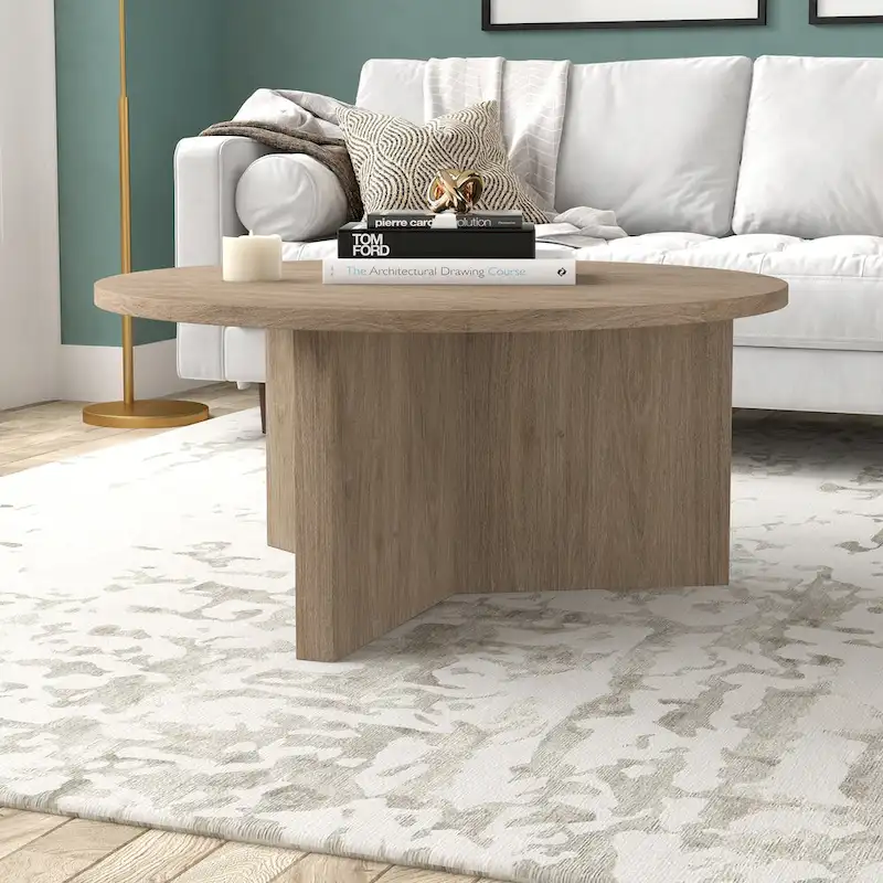 Anders 36 Wide Round Coffee Table - 36 Wide