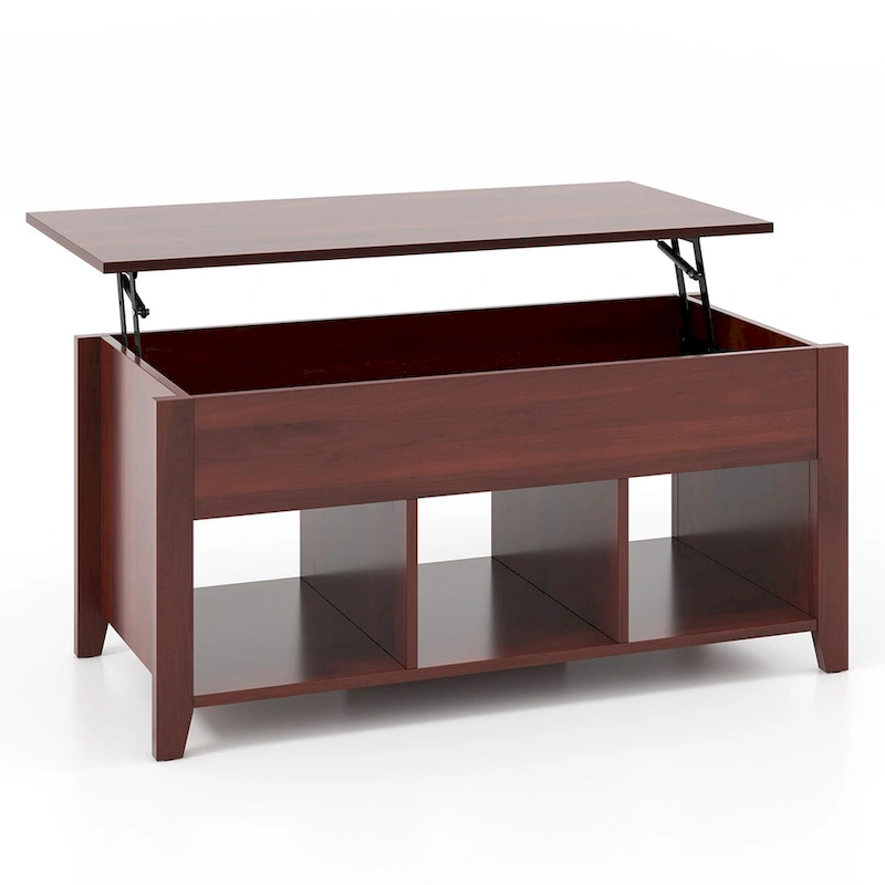 CCostway ostway Lift Top Coffee Table with Hidden Compartment and - See Details