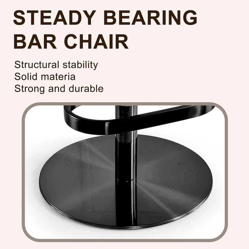 Velvet Counter Bar stool with Height Adjustable and Swivel