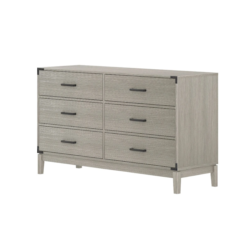 Plank and Beam Contempo 6-Drawer Dresser