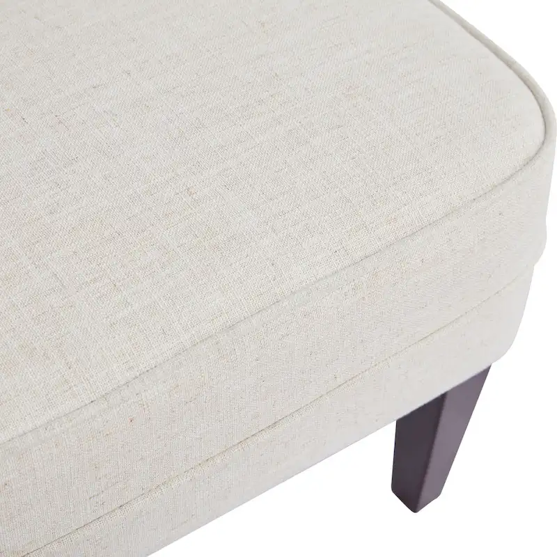 HUIMO Fabric Arm Chair Accent Chair and Ottoman Set Grey/ Beige/ Blue/ Dark Teal