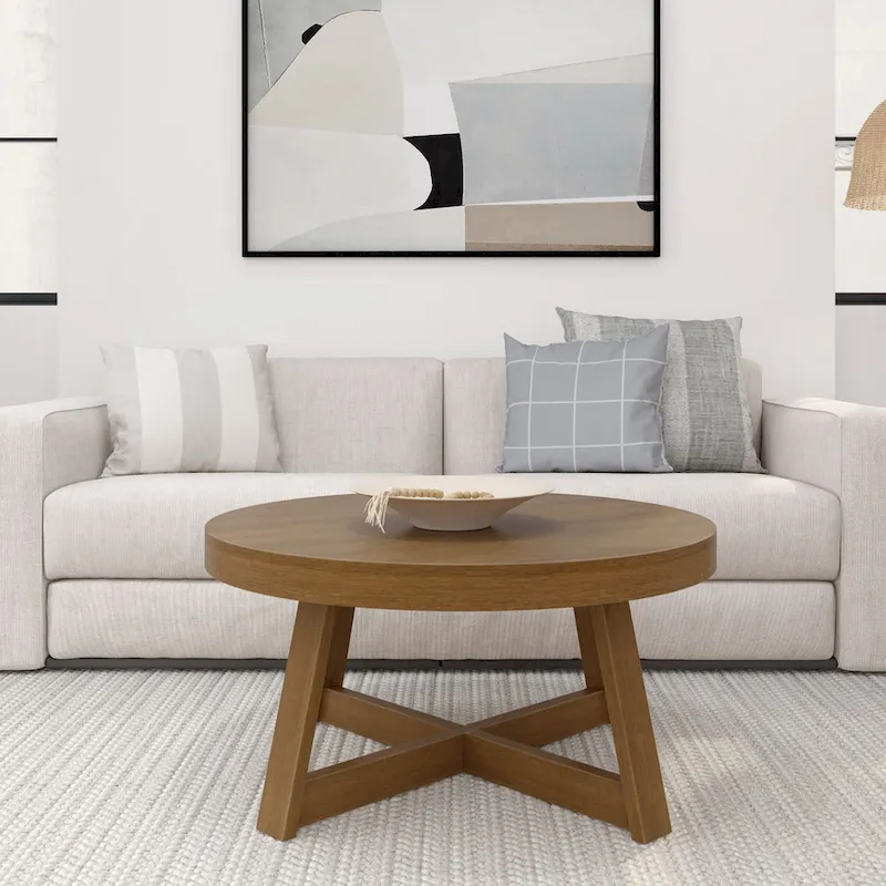 Plank and Beam Classic Round Coffee Table - 36