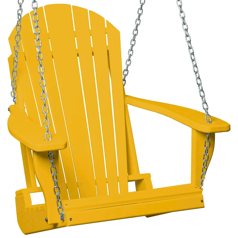 Poly Lumber Adirondack Swing Chair with Chains