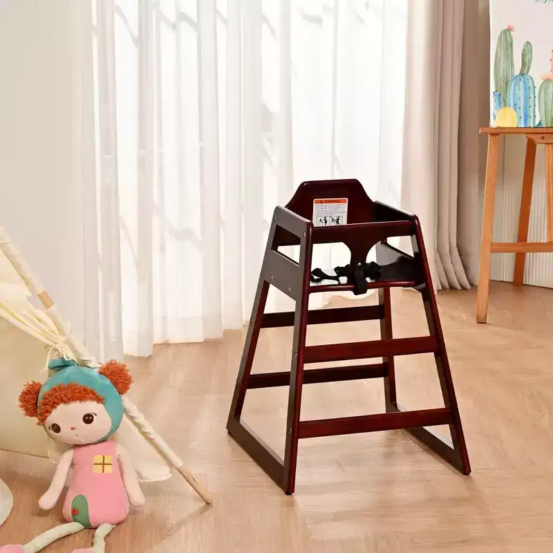 Whisen Dining Chairs, Baby Booster Chair, Baby High Chair, Double Solid Wood, Easy to Clean