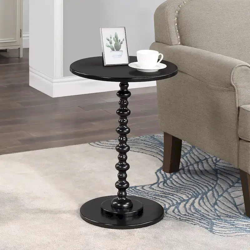 Convenience Concepts Palm Beach Round Spindle Table