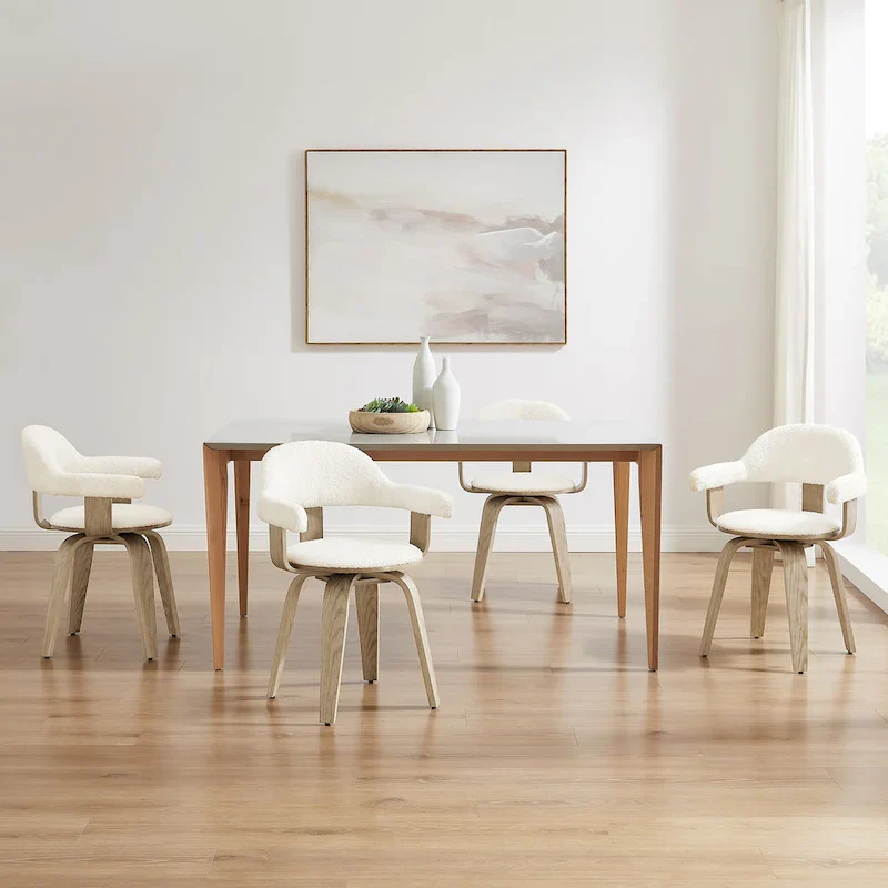 Art Leon Mid-century Modern Swivel Accent Chair