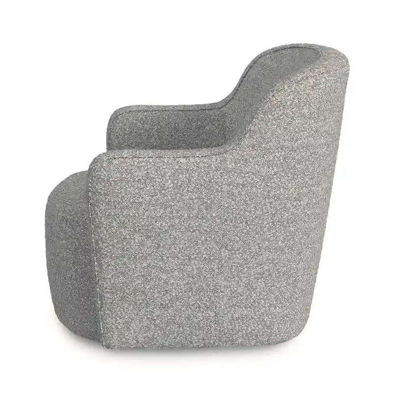 HomePop Upholstered Swivel Accent Chair