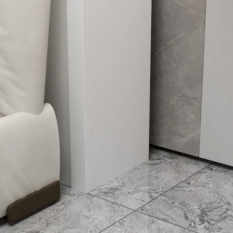 White Bookcase Headboard with RGB LED Lights and Adjustable Shelves – Queen, Single Bed