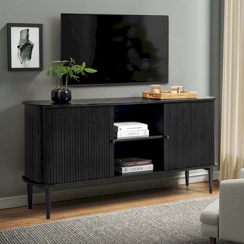 Franz Modern 63Wide Sideboard with adjustable shelf by HULALA HOME