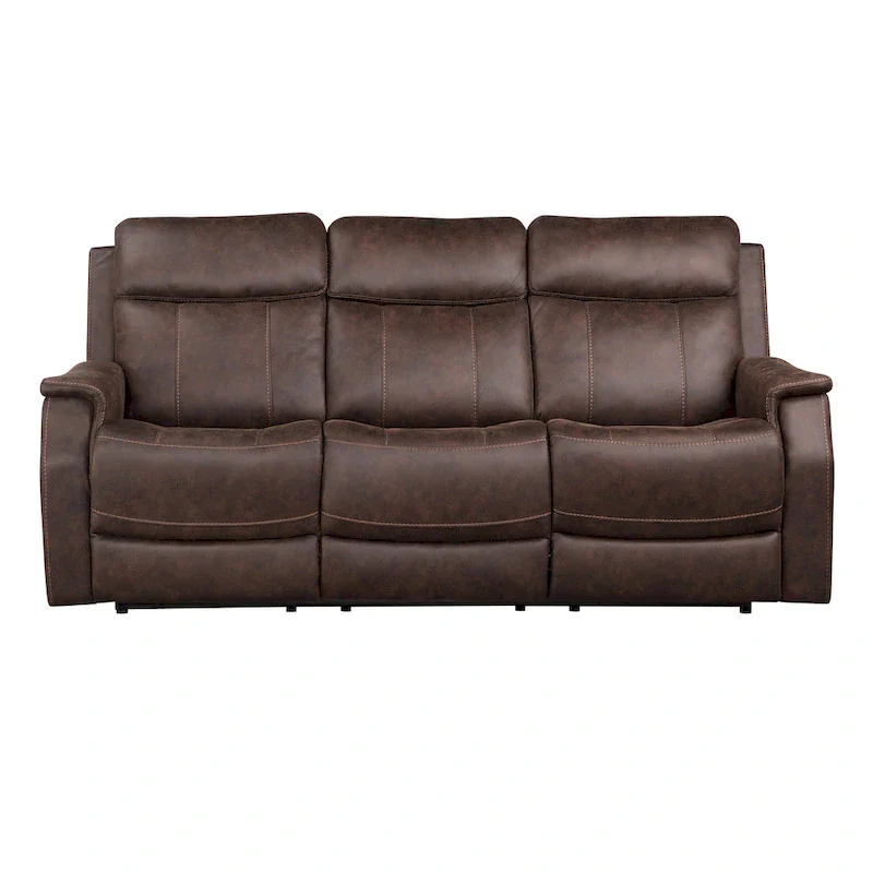 Steve Silver Faux Leather Power Reclining Sofa