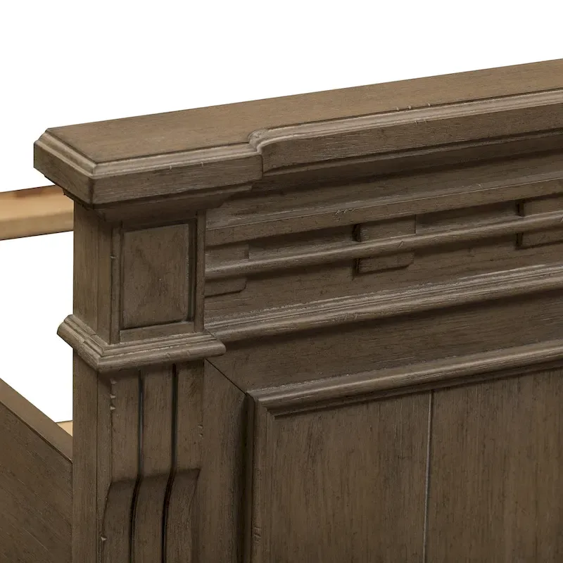 Town & Country Dusty Taupe Panel Bed