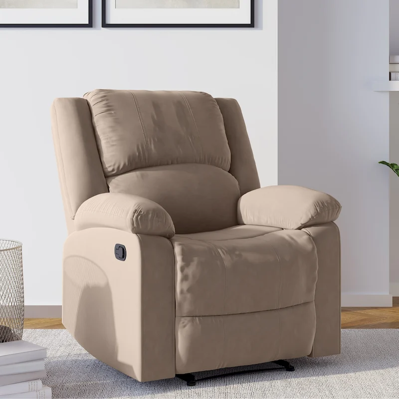 Relax A Lounger Porter Microfiber Manual Recliner by iLounge