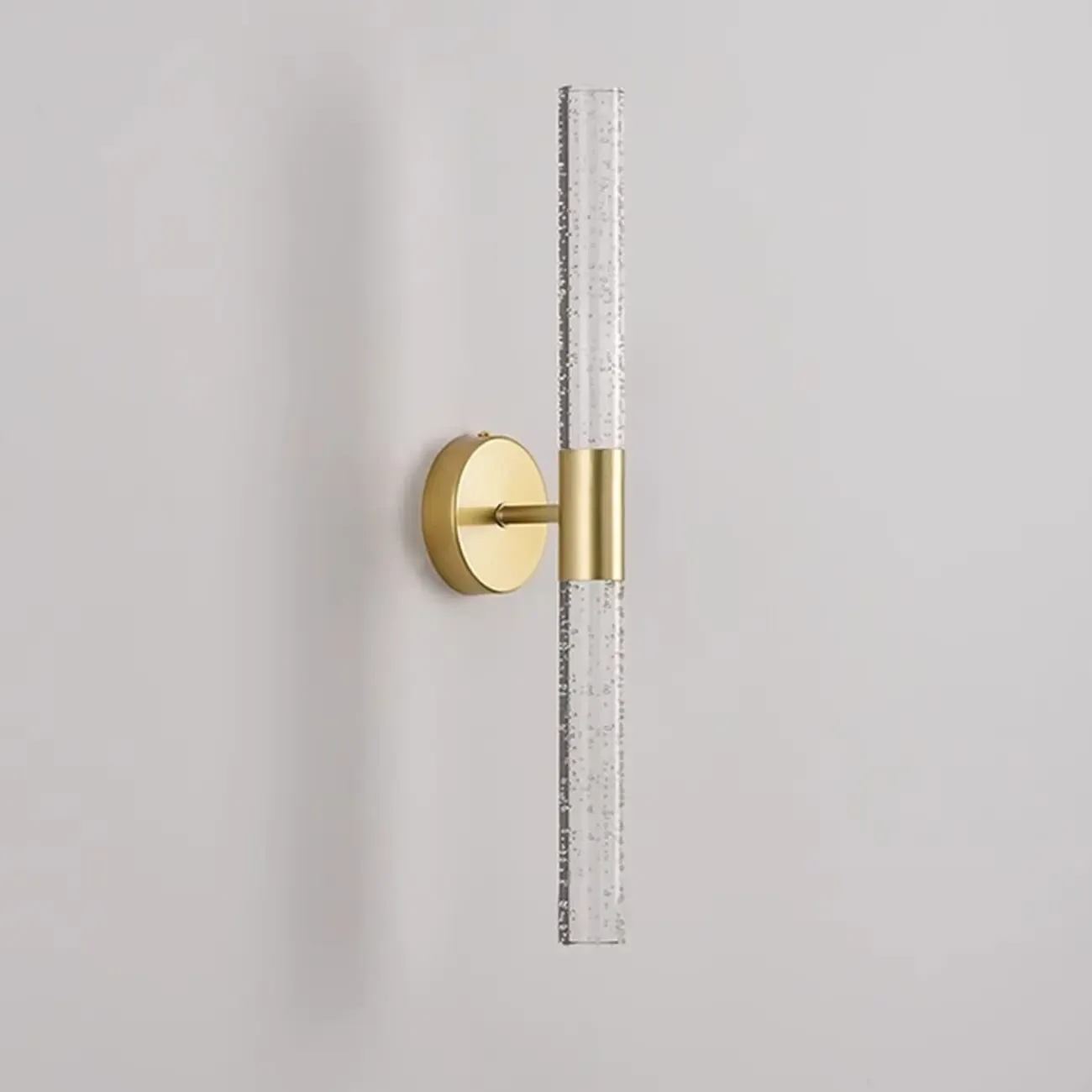 Modern 2-Light Acrylic Dreamy Cylinder Wall Sconce