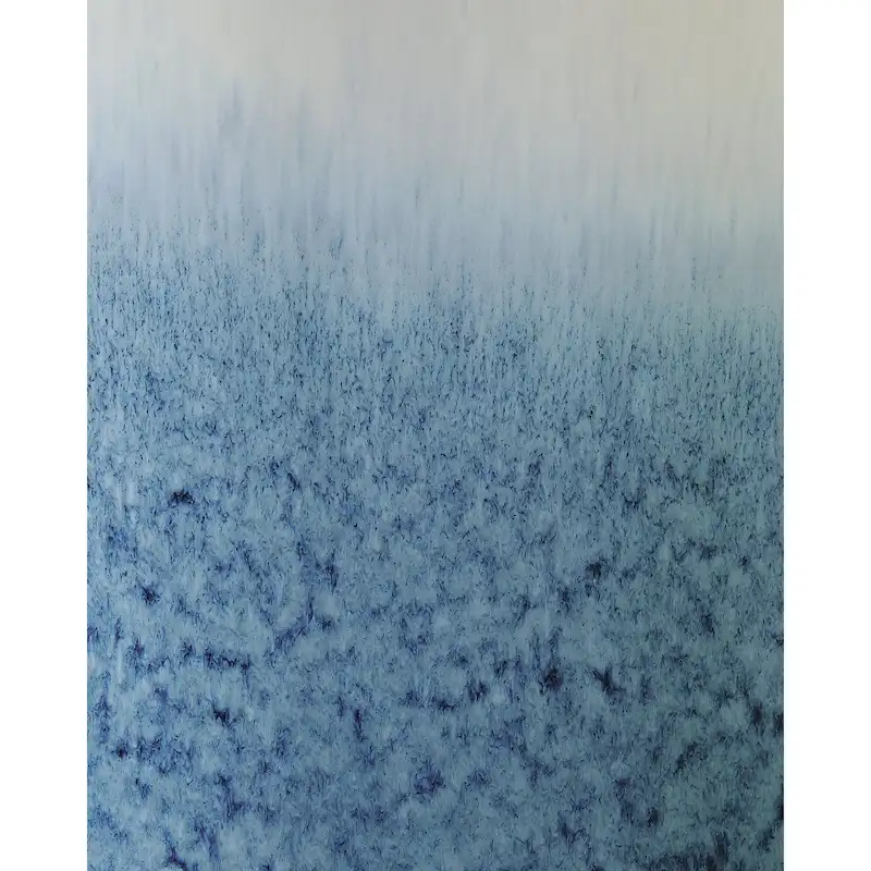 Signature Design by Ashley Ikegrove White/Blue Stool - 13W x 13D x 18H